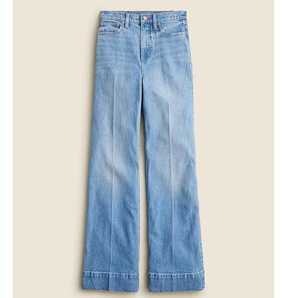 NWT J. Crew Denim Trouser In Chambray Blue Wash 36 - Picture 2 of 9